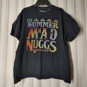 LRG Black Tee with Vibrant Graphic